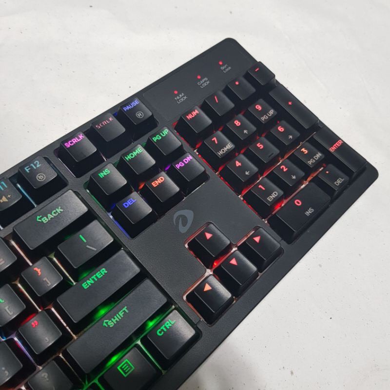 Bàn Phím Cơ Dare_U EK1280 / Newmen GM368,GM819 cũ Led Rainbow 12 Chế Độ_ Bàn phím máy tính chơi game giá rẻ