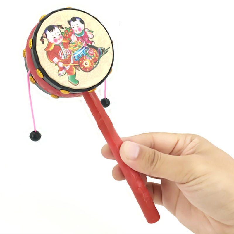 Trống Lắc Tay Truyền Thống Cho Bé