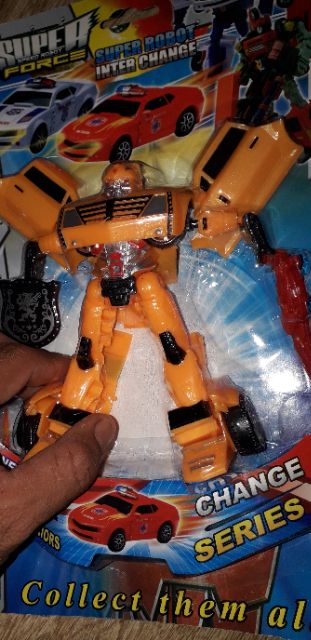 Lắp ráp Robot biến thành xe bằng nhựa ms983