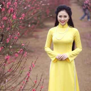 Set áo dài 2 tà ( tà A) kèm quần cùng chất