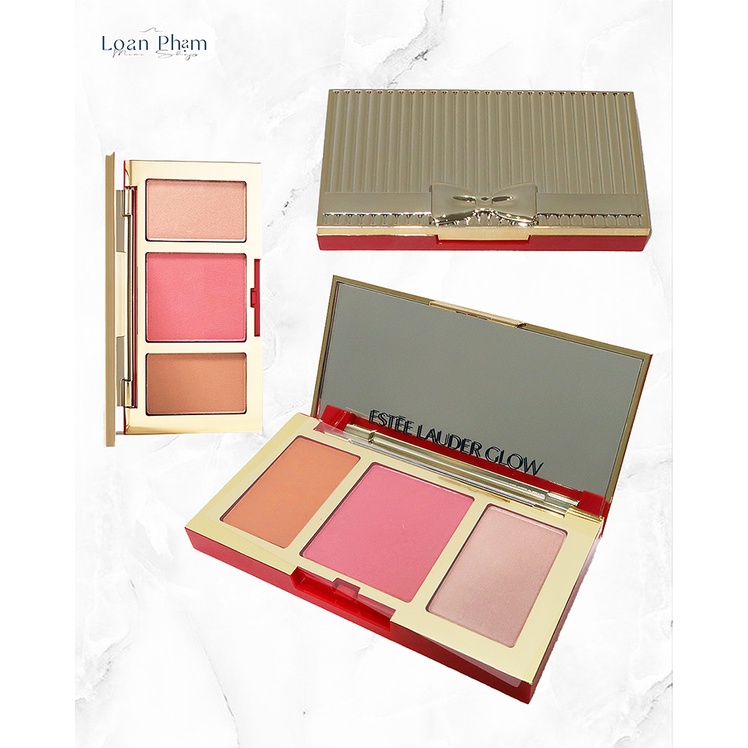 Bảng má hồng, phấn bắt sáng và tạo khối - Estée Lauder Pure Color Envy Cheek Palette Glow