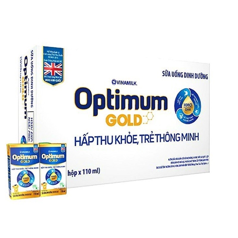 Thùng sữa Optimum Gold 110ml (date cập nhập)