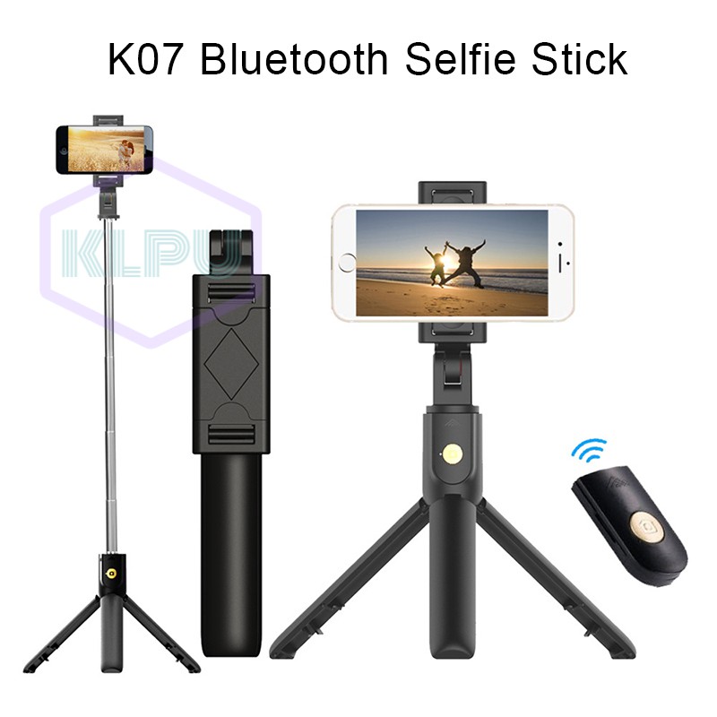 Selfie Stick Tripod Mount Phone Holder Bluetooth Wireless Remote Shutter Stick