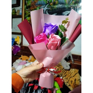 Hoa sáp 3 bông sỉ 25k từ 20 bó. Lẻ 50