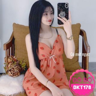 Bộ ngủ trái dâu 2 dây
