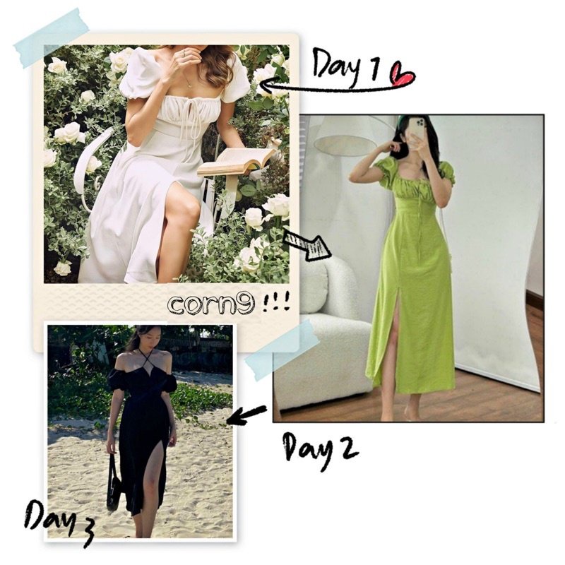 Đầm Maxi - Váy xẻ tà chất đũi Quảng Châu, xếp ly ngực eo thon gọn siêu hack dáng, dây cổ yếm, có mút ngực HK SHOP9720 | BigBuy360 - bigbuy360.vn