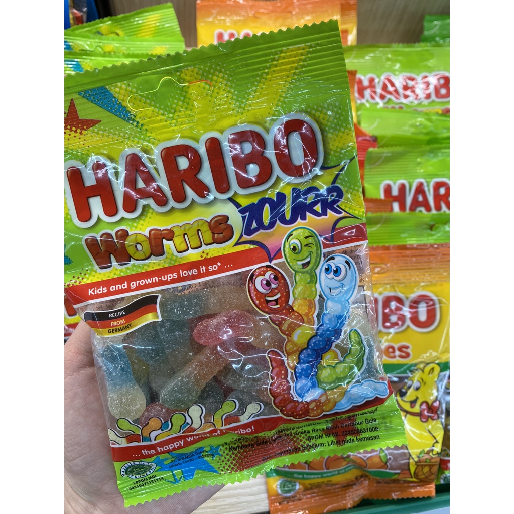 KẹO DẻO Haribo Worms Zourr