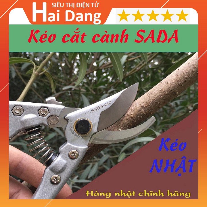 Kéo Cắt Cành Cây, Siêu Bền Sắc Bén SADA-210mm/ Kéo Cắt Cành Cây