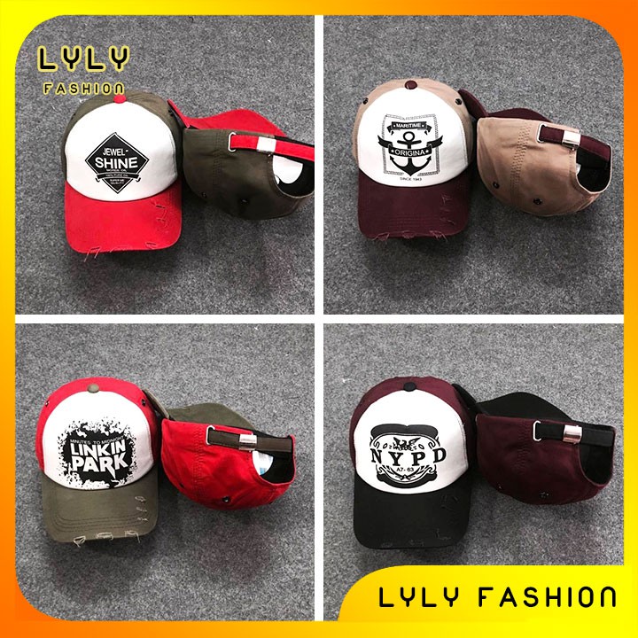 Nón Kết Mũ lưỡi trai nam nữ thời trang cao cấp nhiều màu GM26