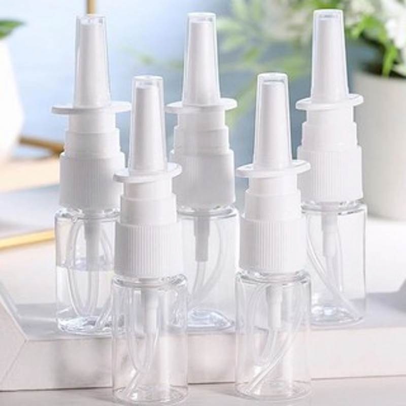 1 Chai Xịt Mũi 10/20/30ml Bằng Nhựa Trong Suốt Chống Rò Rỉ Tiện Dụng
