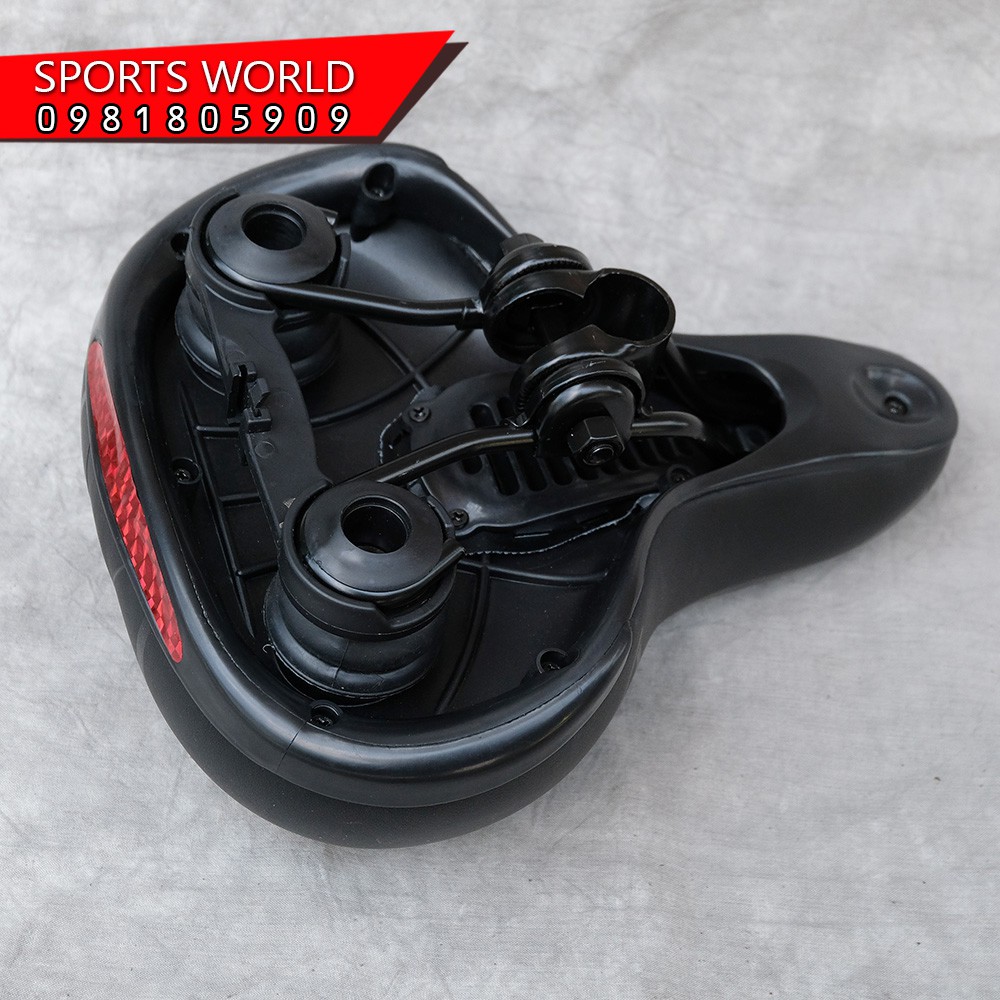 Yên xe đạp da mềm siêu êm 25 x 20cm yên mập 2K20