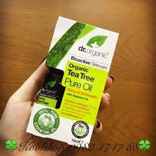 Dr.Organic - Tinh dầu trà xanh hữu cơ Tea Tree Oil 10ml