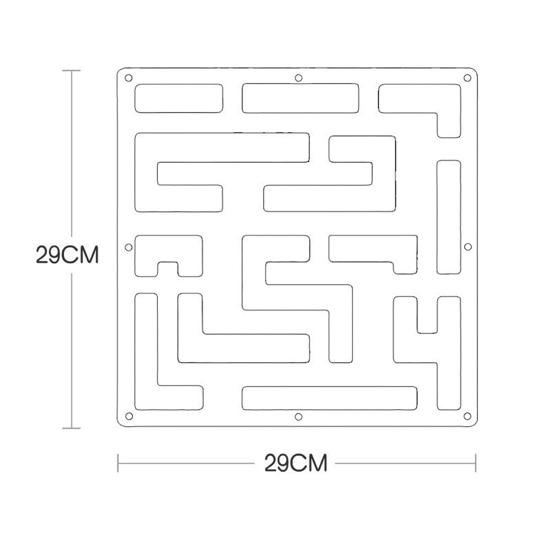 Vách ngăn hoa văn treo size: 29cm x 29cm màu trắng trang trí phòng khách, quán cafe, bar, nhà hàng... nhiều mẫu đẹp