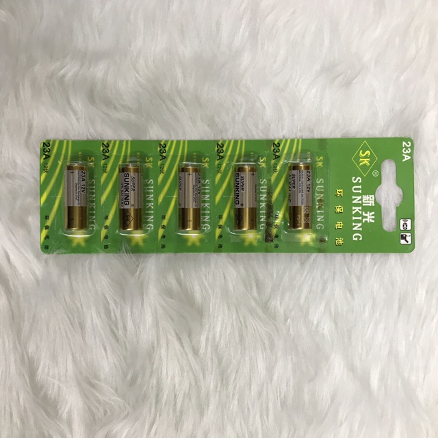 Bán 1 vỉ pin loại 23A12V vỉ 5 viên giá 80k
