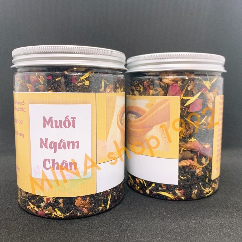 [500 GRAM] MUỐI NGÂM CHÂN THẢO DƯỢC - GIẢM VÀ PHÒNG NGỪA PHÙ CHÂN MẸ BẦU, GIẢM CĂNG THẲNG MỆT MỎI