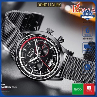 Đồng Hồ Nam ROMA ITALIA Dây Titanium Siêu Bền - Phong Cách Sang Trọng