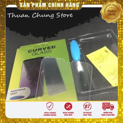 Kính cường lực UV Full màn hình  công nghệ mới đèn UV samsung S7Edge, S8, S8PLUS, S9, S9PLUS, NOTE8, 9, S10...
