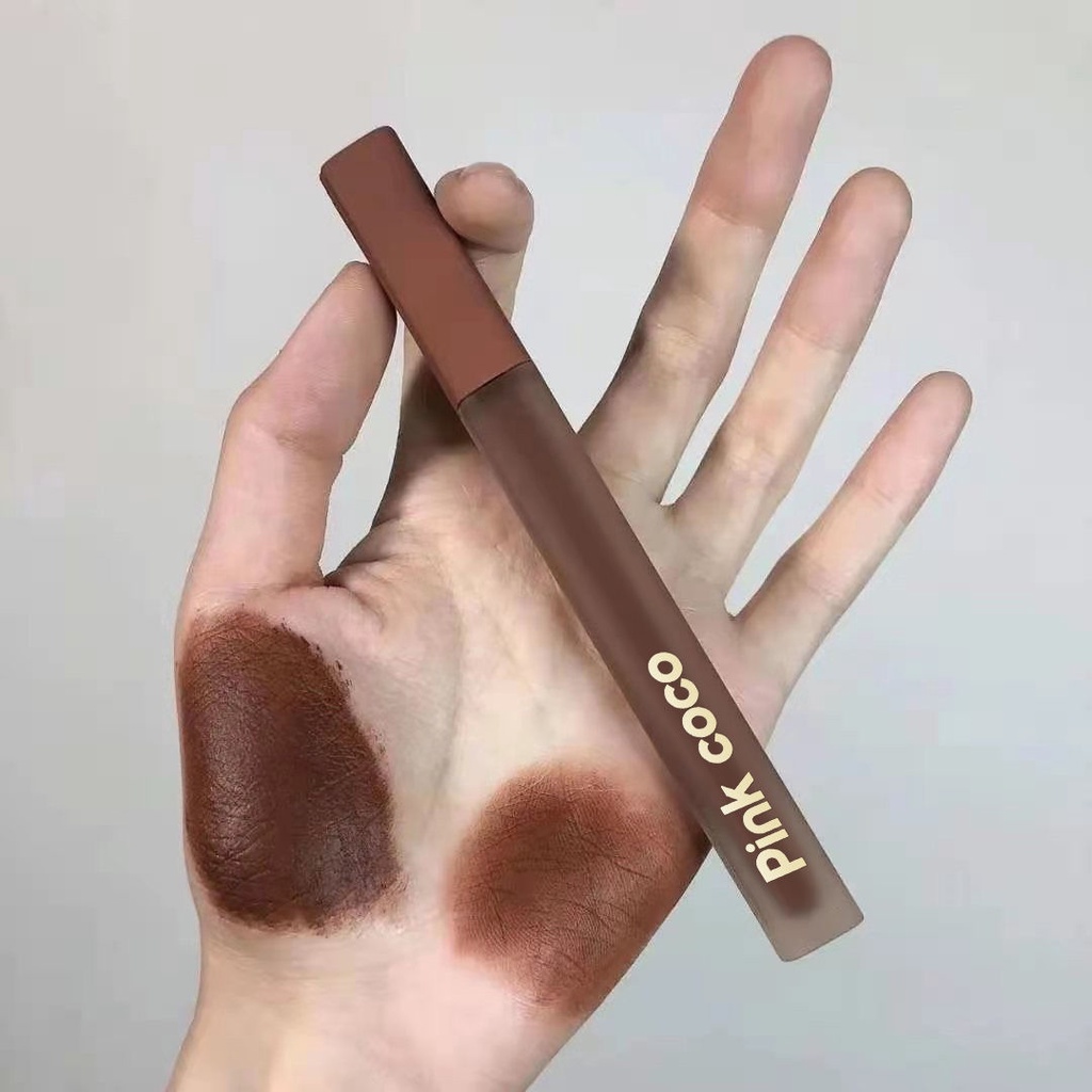 🌳[Hàng mới về] Son kem lì Pink Coco dưỡng ẩm chống nước chống khô môi | BigBuy360 - bigbuy360.vn