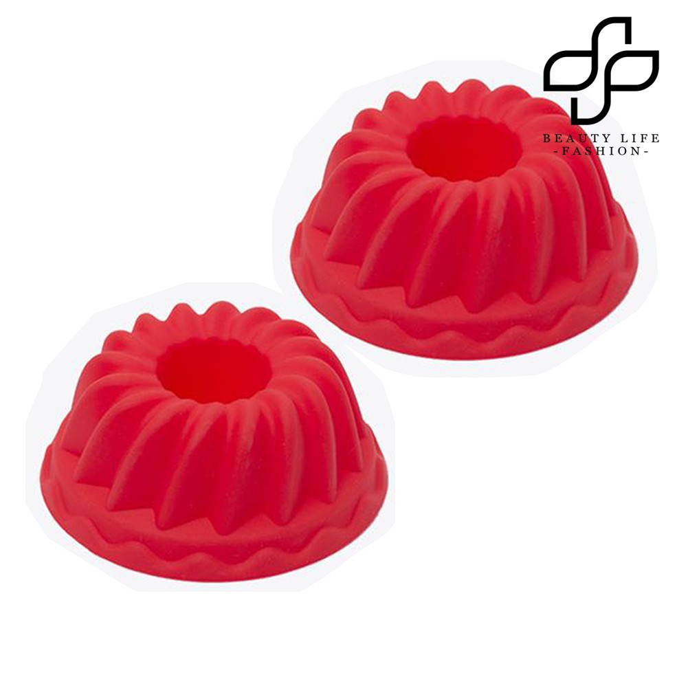 Set 2 Khuôn Silicon Làm Bánh Tạo Hình Xoắn Ốc Sáng Tạo