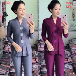 ĐỒ LAM ĐI CHÙA Mẫu Lắc Thun S2