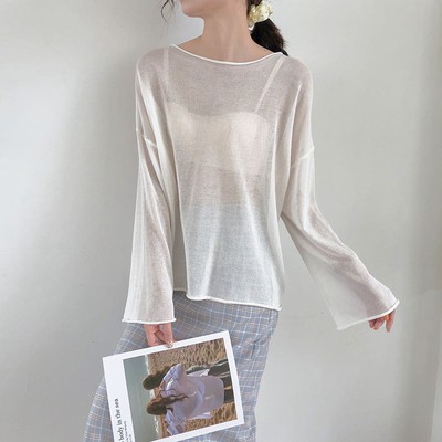 Áo len mỏng nhẹ nhàng nhiều màu (ORDER- sẵn vàng)- Kèm ảnh thật | BigBuy360 - bigbuy360.vn