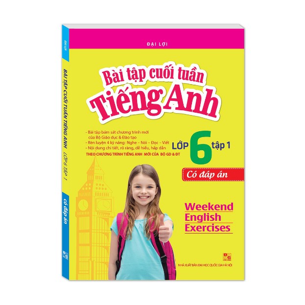 Sách - Bài tập cuối tuần tiếng Anh lớp 6 tập 1 - Có đáp án