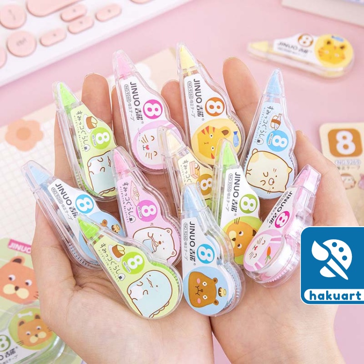 Bút Xóa Kéo Băng Xóa Hoạt Hình MUJI JINUO XIUBOSS - Văn Phòng Phẩm Haku