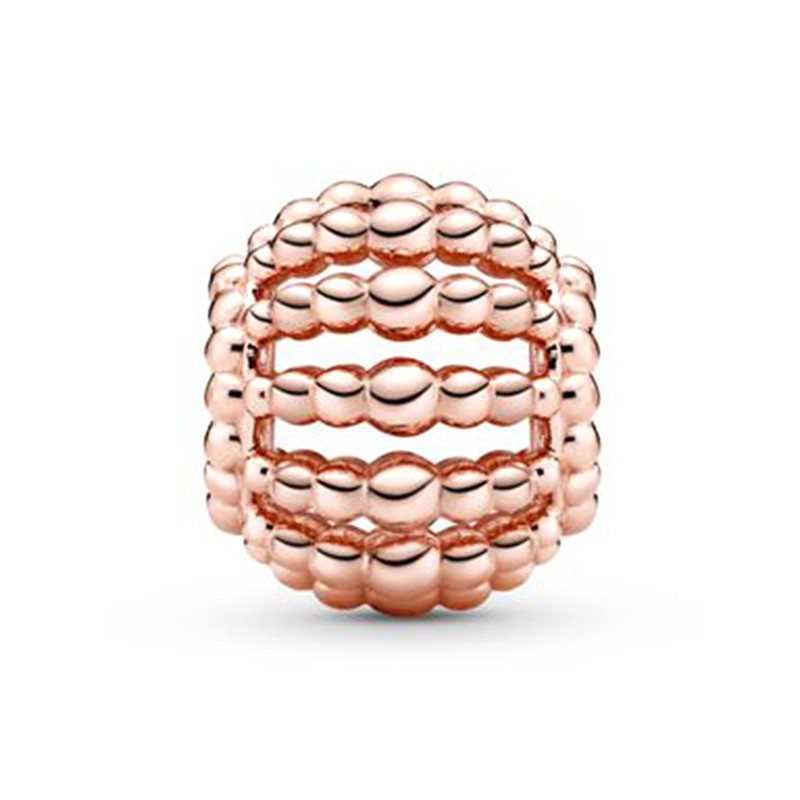 Hạt Charm Hình Xương Rắn Màu Vàng Hồng Dùng Làm Trang Sức Thủ Công
