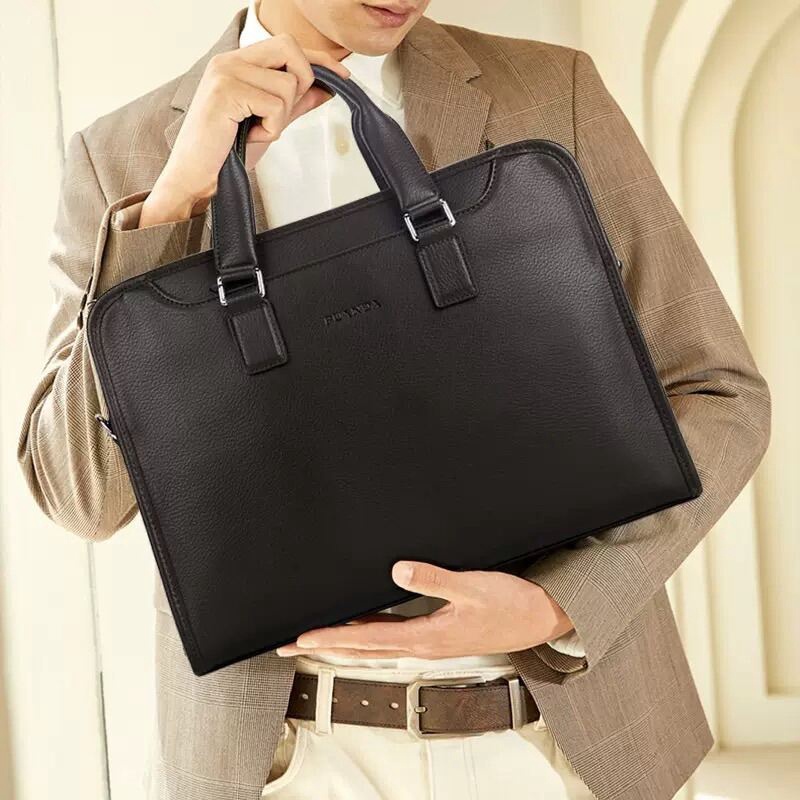 Cặp Văn Phòng - Cặp Da Công Sở Cao Cấp San Leather 7199 ,Chất liệu Da Cao Cấp ,Đựng Laptop 15inh,Chống nước,Vệ sinh dễ