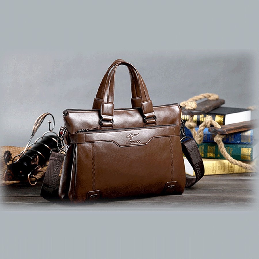 Cặp công sở nam hiệu Badenroo MS 115-3, cặp da nam công sở đựng laptop 15.6 inch | BigBuy360 - bigbuy360.vn