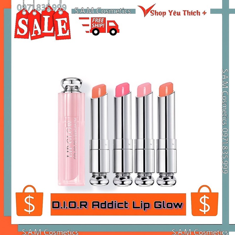 Son dưỡng Dior 𝐀𝐝𝐝𝐢𝐜𝐭 𝐋𝐢𝐩 𝐆𝐥𝐨𝐰, Son dưỡng môi Full size 3.5g Đủ Bill
