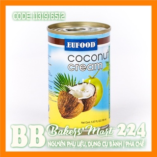 LON NHỎ 165ML - Nước cốt dừa đậm đặc Thái Lan EUFOOD