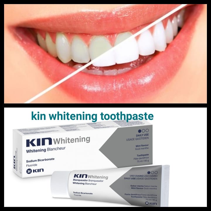 Kem đánh răng làm trắng răng Kin Whitening 75ml/ Tây Ban Nha