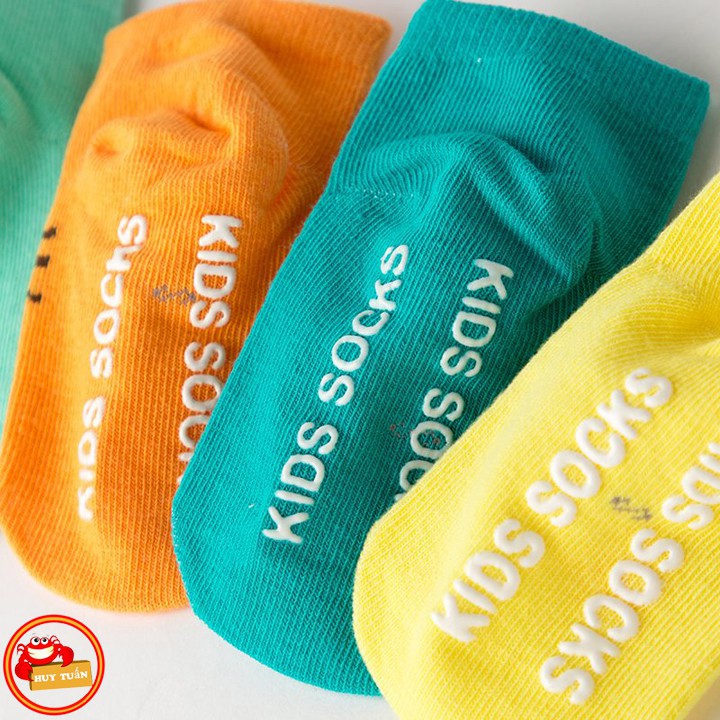 Tất chống trượt giữ ấm chân cho bé loại cổ ngắn hình thú dễ thương KIDS SOCKS (TKS02)