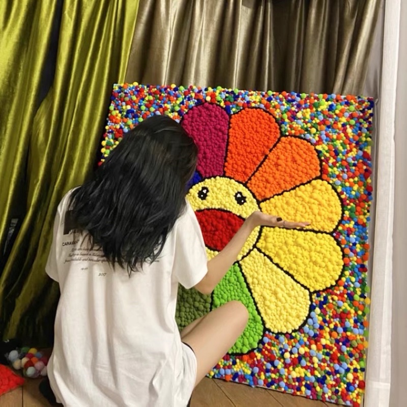 Pom pom trang trí