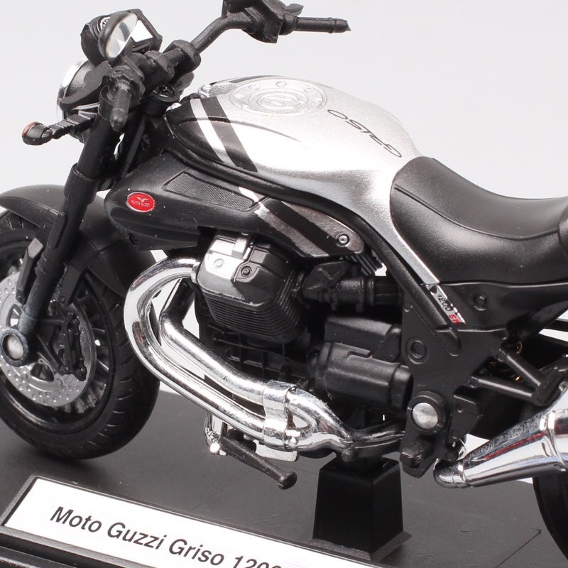 MÔ HÌNH XE MOTO Siêu xe GUZZI Griso 1200 8V SE - WELLY tỷ lệ 1:18