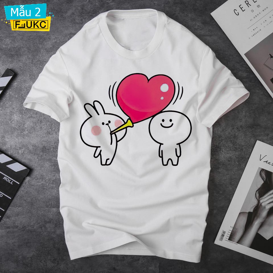 Áo Thỏ Bảy Màu Đáng Yêu Cute Giá Ưu Đãi Áo Cặp cho BFF F712L5