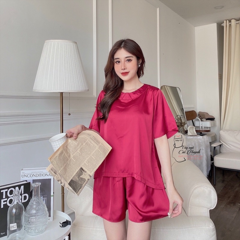 Bộ mặc nhà 💖 THIẾT KẾ ĐẸP 💖 Đồ bộ mặc nhà nữ cao cấp, vải lụa mịn mát, đường may kĩ, size từ 40-80kg, hình ảnh chụp thật | BigBuy360 - bigbuy360.vn