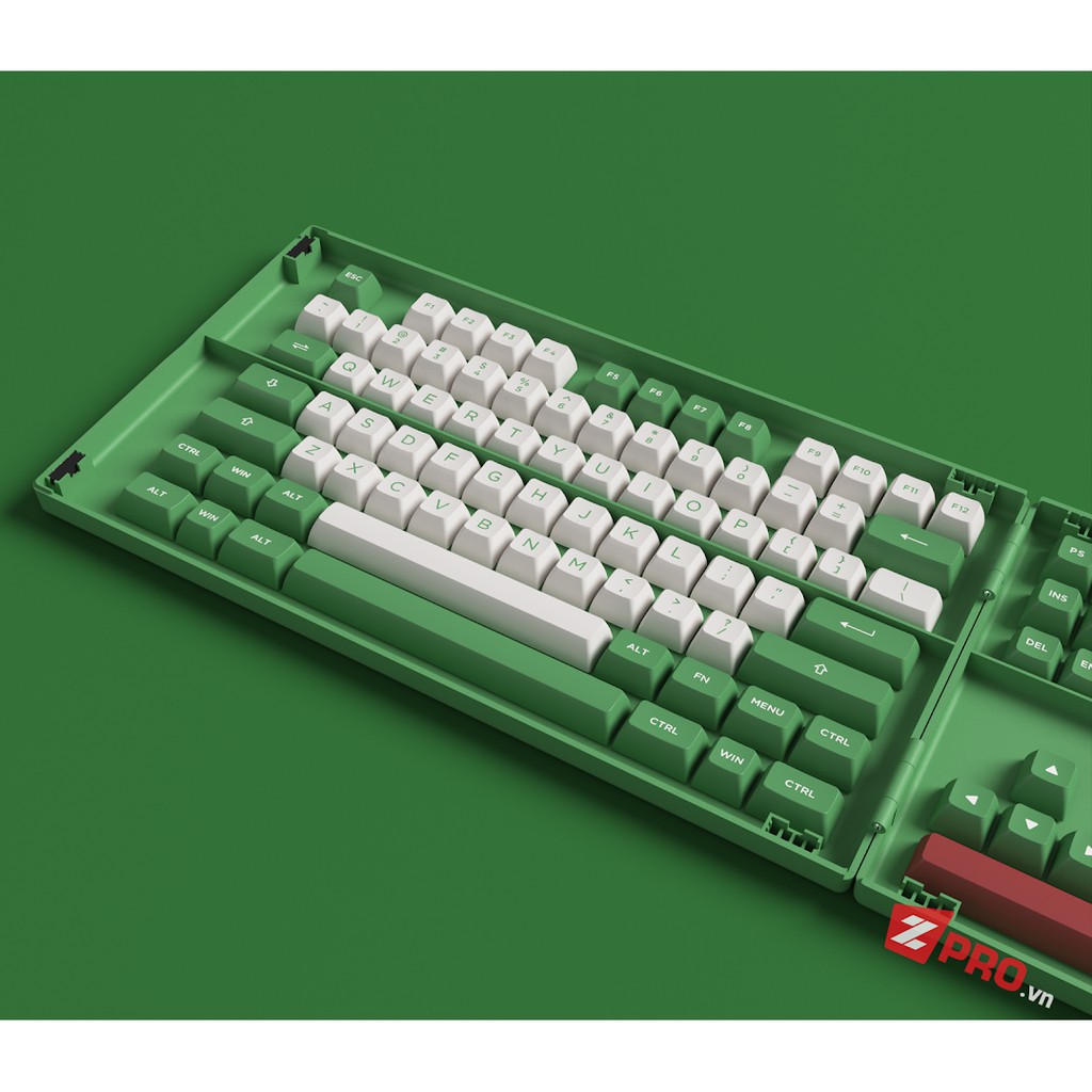 Bộ Keycap AKKO Matcha Red Bean 158 Keys