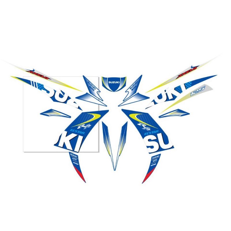 Tem rời dán xe axelo