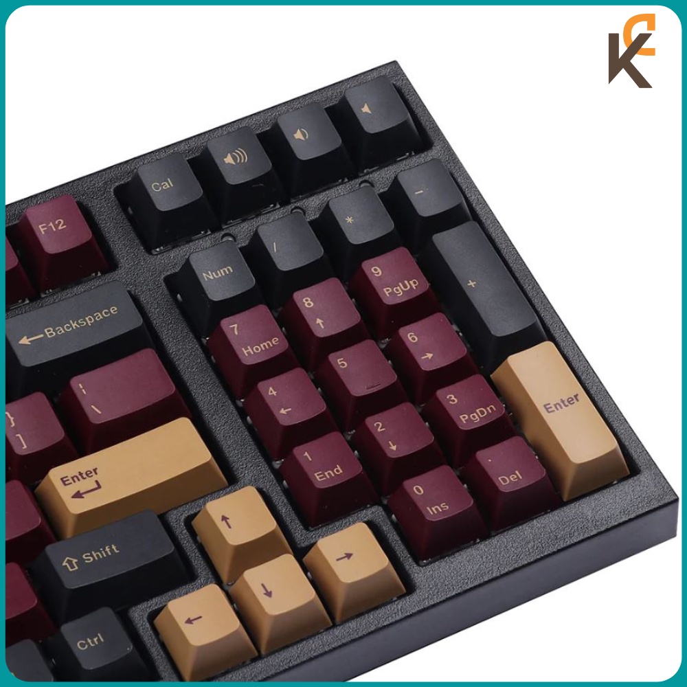 Keycap GMK Samurai 135 nút PBT OEM In Double Shot Dành Cho Bàn Phím Cơ
