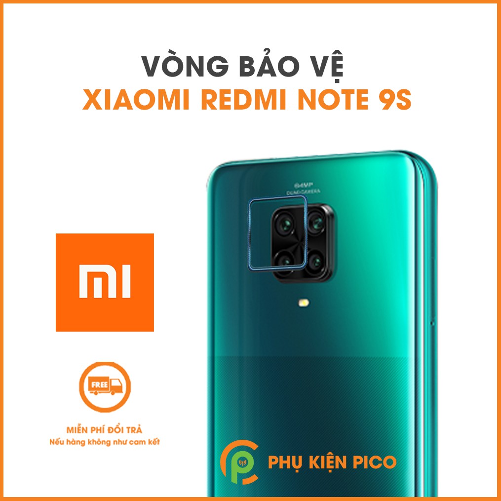 Vòng bảo vệ camera Xiaomi Redmi Note 9s kim loại ốp viền camera chống xước