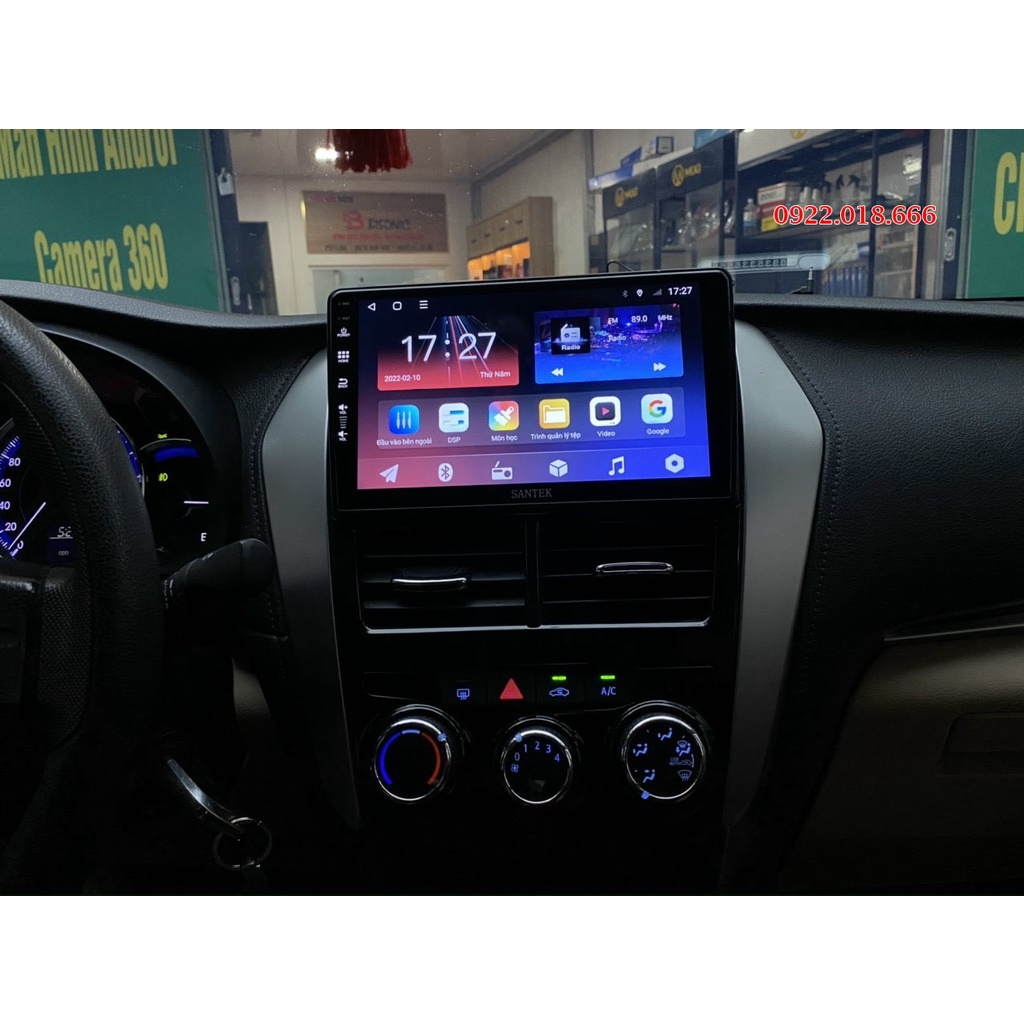 Màn Hình Android Chip 8 Nhân Ram 2Gb,Rom 32GB Hãng Santek chính hãng Giá Tốt Nhất