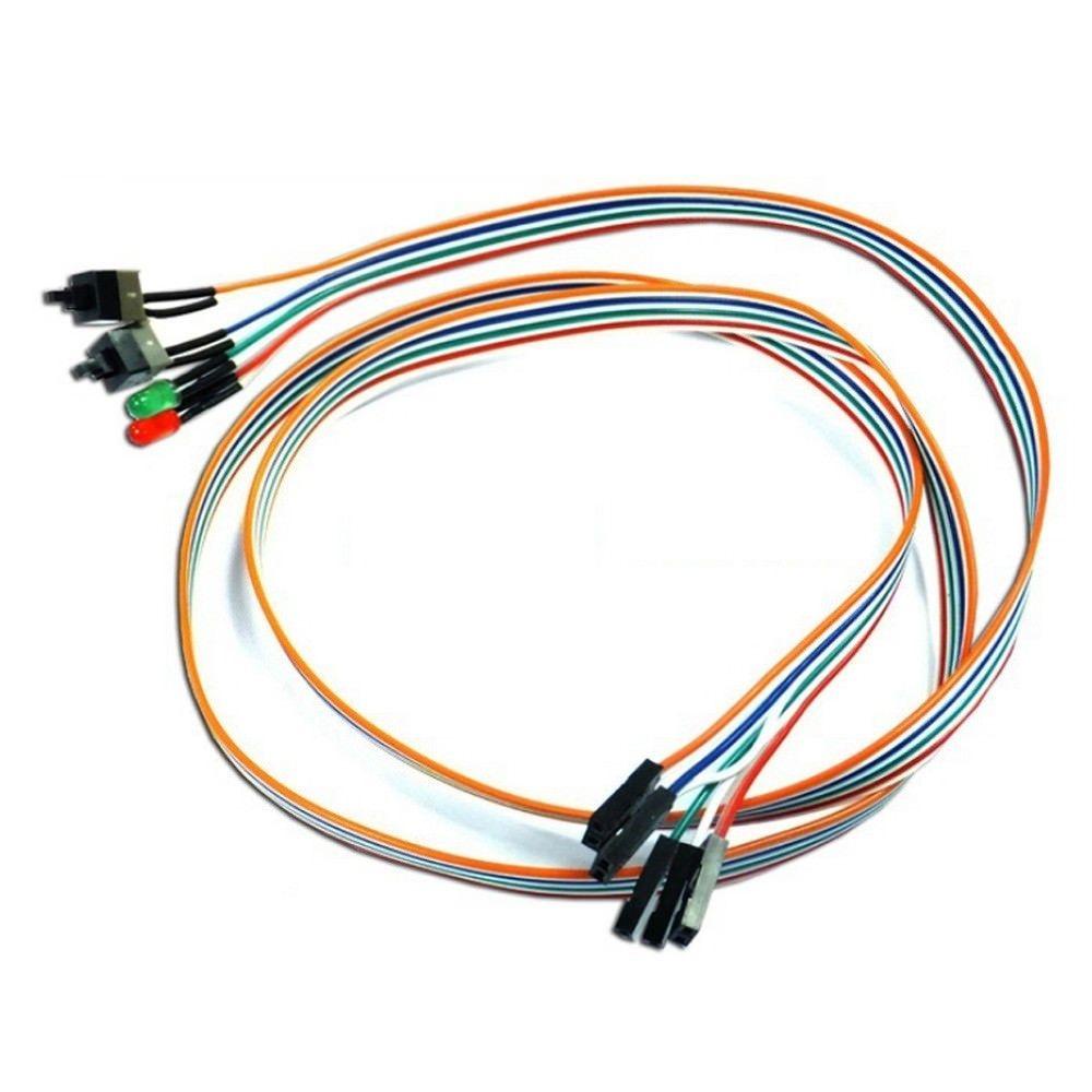 Dây Cáp AUGUSTINA ATX Case PC Desktop HDD LED Light on Switch