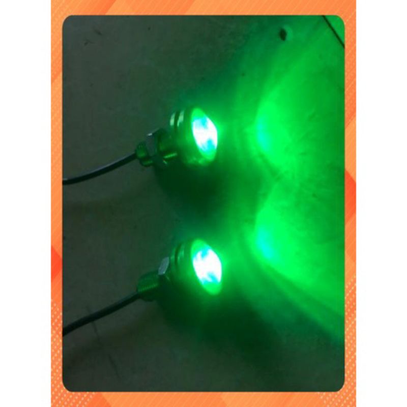 1 cái Đèn led Xi nhan Cúc Áo cho xe máy , Moto , xe điện