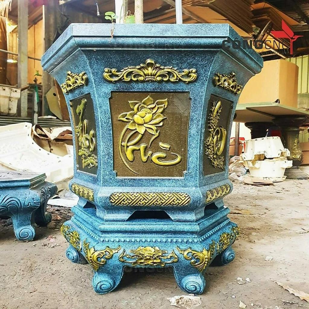 Khuôn đúc chậu cảnh Lục Giác 58