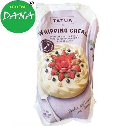 Mã GROSALE2 giảm 8% đơn 150K Kem tatua 1 lít whipping cream tatua