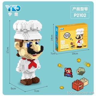 Mario diving chef model building toy