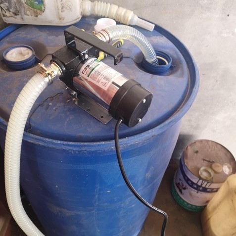 BƠM DẦU 12V, BƠM DẦU DIESEL 12V - 580W, 220v - 580w  CHÍNH HÃNG