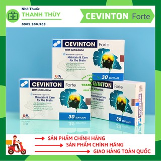 CEVINTON Forte Tăng Cường Máu Não, Ngừa Tai Biến Hộp 30 viên
